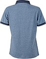 Dámská polokošile James Nicholson polo megange women, sv. modrá/ tmavě modrá, vel. S