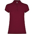 Dámská polokošile s krátkým rukávem, ROLY STAR, vínová, 2XL