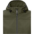 Dámská softshellová bunda Elevate Langley, velikost XL, vojenská zelená - khaki
