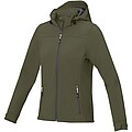 Dámská softshellová bunda Elevate Langley, velikost XS, vojenská zelená - khaki