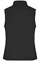 Dámská vesta James & Nicholson Promo softshell, černá, velikost M