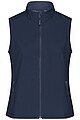Dámská vesta James & Nicholson Promo softshell, námořní modrá, velikost M