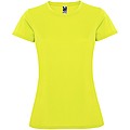 Dámské funkční tričko s krátkým rukávem, ROLY MONTECARLO, fluorescenční žlutá, vel. 2XL