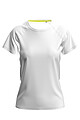 Dámské funkční tričko STEDMAN MESH RAGLAN, bílá, velikost XS