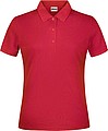 Dámské piqué polo James & Nicholson, červená, XS