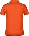 Dámské piqué polo James & Nicholson, oranžová, XL