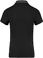 Dámské polotriko KARIBAN TWO-TONE JERSEY POLO SHIRT, černá/tm.šedá, XS