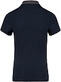Dámské polotriko KARIBAN TWO-TONE JERSEY POLO SHIRT, námořní modrá/tm.šedá, 2XL