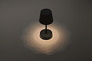 DIALUZ Dobíjecí výsuvná stolní USB lampa, černá