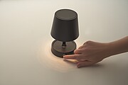 DIALUZ Dobíjecí výsuvná stolní USB lampa, černá