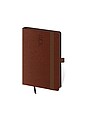 Diář týdenní kapesní Memory s gumičkou - tmavě hnědá 2027