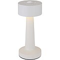 Dobíjecí stmívatelná stolní lampa se 3 režimy svícení, bílá