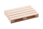 Dřevěný podtácek ve tvaru mini palety