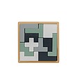 Dřevěný puzzle hlavolam