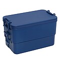 Dvoupatrový lunchbox 1000 + 1300 ml, modrá