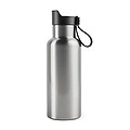 Dvoustěnná láhev na pití 500ml, stříbrná