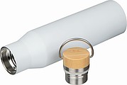 Dvoustěnná láhev na pití z nerezové oceli, 550ml, bílá