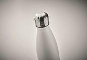 Dvoustěnná láhev s korkovým dnem, objem 500 ml, bílá