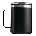 Dvoustěnný cestovní termohrnek 400 ml, černá