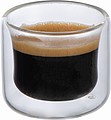 Dvoustěnný skleněný šálek na espresso, 50ml