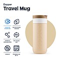 Dvoustěnný termohrnek Dopper 400 ml, béžová