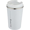 Dvoustěnný vakuově izolovaný termohrnek z nerezové oceli 350 ml, bílá
