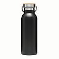 Dvouvrstvá nerezová láhev na pití, 500ml, černá