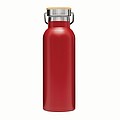 Dvouvrstvá nerezová láhev na pití, 500ml, červená