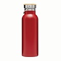 Dvouvrstvá nerezová láhev na pití, 500ml, červená