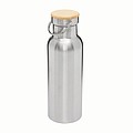 Dvouvrstvá nerezová láhev na pití, 500ml, stříbrná