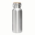 Dvouvrstvá nerezová láhev na pití, 500ml, stříbrná
