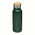 Dvouvrstvá nerezová láhev na pití, 500ml, zelená