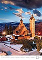 Europe 2027, nástěnný kalendář, prodloužená záda