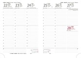 Flip 2027 diář týdenní A5, hnědo hnědý