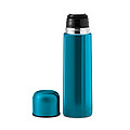 FUBSTER Lesklá nerezová termoska, objem 500 ml, tyrkysová