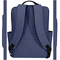GRS recyklovaný batoh na notebook velikosti 15” (38 cm), 15 l Libra, tmavě modrý melír