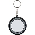 Gyroskopický fidget přívěsek na klíče z recyklovaného plastu, černá
