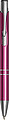 Hliníková propiska s modrou náplní, růžová