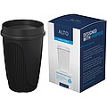 Hrnek s 360° víčkem 350 ml, černá