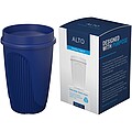 Hrnek s 360° víčkem 350 ml, modrá