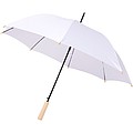 Jednobarevný deštník z recyklovaného PET , průměr 102 cm, bílá