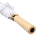 Jednobarevný deštník z recyklovaného PET , průměr 102 cm, bílá