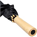Jednobarevný deštník z recyklovaného PET , průměr 102 cm, černá