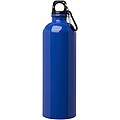 Jednostěnná láhev na vodu z nerezové oceli s karabinou 750ml, královská modrá