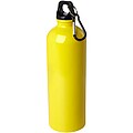 Jednostěnná láhev na vodu z nerezové oceli s karabinou 750ml, žlutá