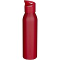 Jednostěnná láhev na vodu z recyklované nerezové oceli 650ml, červená