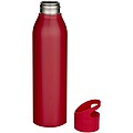 Jednostěnná láhev na vodu z recyklované nerezové oceli 650ml, červená