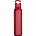 Jednostěnná láhev na vodu z recyklované nerezové oceli 650ml, červená