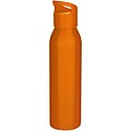 Jednostěnná láhev na vodu z recyklované nerezové oceli 650ml, oranžová