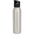 Jednostěnná láhev na vodu z recyklované nerezové oceli 650ml, stříbrná